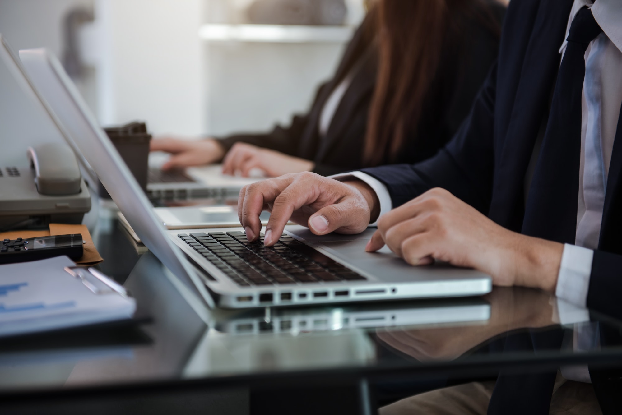 Business team present